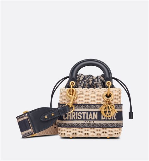 lady dior natural wicker bag